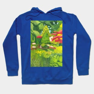 Fletcher Moss Botanical Garden Watercolour Hoodie